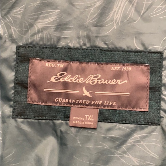 Iridescent green down jacket Eddie Bauer - Picture 10 of 16